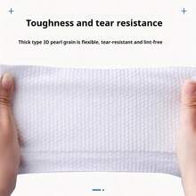 60片/80片/100片装一次性纯棉加厚面巾，婴儿柔软面巾，沙龙和水疗卸妆湿巾