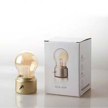 1 PC Creative Light Bulb Night Light, LED, Light Bulb Shape, Living Room/Bedside Glass Light - Light Bulb Shape - View 2