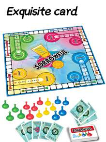 1 pieza Juego de mesa estratégico de expansión mental "Revenge", juego de mesa competitivo y divertido para lógica y habilidades de pensamiento, juego educativo de cartas y ajedrez