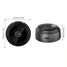 1 件 A9 迷你摄像机：2.4G Wifi 高清 IP 摄像机，带夜视功能、智能家居安全、远程移动观看、运动检测报警推送和婴儿监视器 - 彩色 - 查看 3