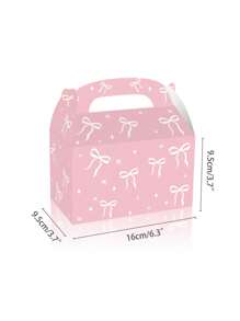 1set/3pcs,Festival Party Gift Boxes, Paper Dessert And Cake Gift Boxes, Suitable For Weddings, Anniversaries, And Celebration Events