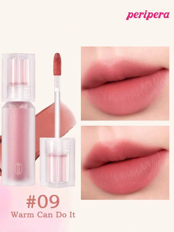 Peripera Tinta Peripera Over Blur, rossetto liquido vellutato leggero, effetto opaco soft focus, leggero, a lunga tenuta, confortevole, non appiccicoso, adatto alla mascherina, senza aloni bianchi, cosmetica coreana