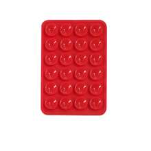 Silicone World Square Silicone Mobile Phone Fixing Suction Cup Car Mounted Bracket Phone Case Universal Anti Slip Suction Cup