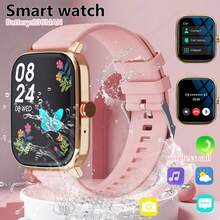 Reloj inteligente resistente al agua, llamada/marcación inalámbrica, modo multideportivo, recordatorio y rechazo de llamadas, recordatorio de SMS, fondo de pantalla personalizado, para teléfono/Android