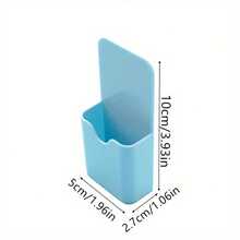 多色磁性笔和记号笔架 - 轻巧、易于安装的塑料收纳盒，适用于白板、冰箱、储物柜 - 非常适合家庭办公室、教室用品、书桌和抽屉收纳盒