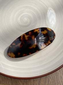 1 peça de grampo de cabelo elegante francês com etiqueta dourada brilhante, acessório de cabelo meio preso, acessório de cabeça estilo grampo adequado para uso diário, uso em festas, presente de festival, presilhas de cabelo, grampos de cabelo, grampos de garra, garras de cabelo, material escolar