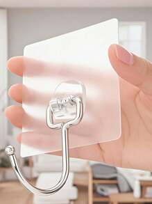 Punch Free Wall Stickers Adhesive Non-Trace Wall Screw Hook Photo Frame Hook Strong Seamless Bathroom Wall Hook,Wall Hangers Without Nails, Self Adhesive Thumb Hook, Picture Hangers Without Nails Room Decor Home Decor Bathroom Decor