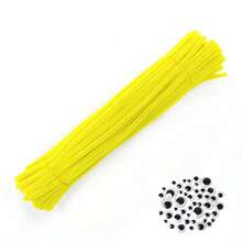 75/101/105 件手工毛根工艺套装，3 种不同套装可选；75 件套装包含 50 根毛根 + 5 个自粘活动眼睛；101 件套装包含 100 根毛根 + 1 张卡片/热熔胶棒；105 件套装包含 100 根毛根 + 5 个自粘活动眼睛。