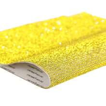 1pc Sparkling Crystal Rhinestone Sticker, 7.8 X 9.4 Inch, DIY Self-Adhesive Bling Decoration For Car, Phone, Crafts