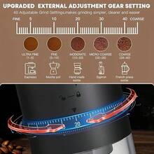 Electric Bean Grinder Small Hand Coffee Bean Grinder Portable Automatic Grinder Hand Grinding Coffee Machine Back To School