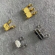 Necklace Separator For Layering Multi Necklace Layering Clasp Gold And Silver Magnetic Necklace Clasp For Layered Look, Necklace Connectors For Multiple Necklaces