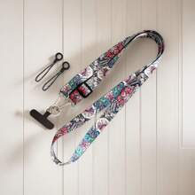 1 Set Bohemian Style Wide Phone Lanyard, Long Detachable Crossbody Strap For Women, High-End Phone Case Hanging Chain