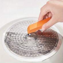 1pc Decontamination Eraser, Simple Descaling Agent, Bathroom Glass Rust Remover, Rubber Eraser, Household Kitchen Cleaning Tool Pot Scale Descaling Brush, Stainless Steel Faucet Descaling Wipe, Suitable For Home Kitchen And Bathroom Cleaning