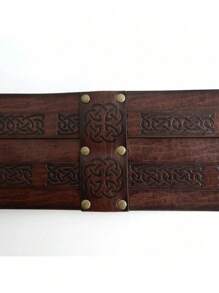 1 Pieza Cinturón vikingo Renacimiento Hombre Cinturón medieval Disfraz Cinturón celta Cosplay medieval Caballero Cinturón ancho Halloween