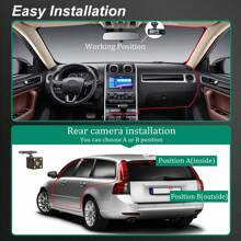 1 Stück Dashcam vorne und innen, Autokamera, 1080P Full HD DVR Autokamera mit Displayaufzeichnung, 3,2 Zoll Display, SD-Karte nicht enthalten