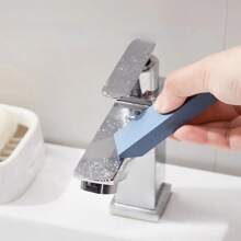 1pc Decontamination Eraser, Simple Descaling Agent, Bathroom Glass Rust Remover, Rubber Eraser, Household Kitchen Cleaning Tool Pot Scale Descaling Brush, Stainless Steel Faucet Descaling Wipe, Suitable For Home Kitchen And Bathroom Cleaning