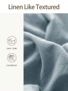 4 Stück/Set [100% Baumwolle] Bettwäsche-Set, pflegeleicht, leinenähnliche Textur Bettwäsche-Set (1 Stück Spannbettlaken + 1 Stück Flachbettlaken + 2 Stück Kissenbezüge) Spannbettlaken Set King, Queen, Full, TWIN Größe, Tiefe Taschen bis zu 35 cm, atmungsaktiv für besseren Schlaf, einfacher Stil, Geschenk für Mutter, Vater, Freund