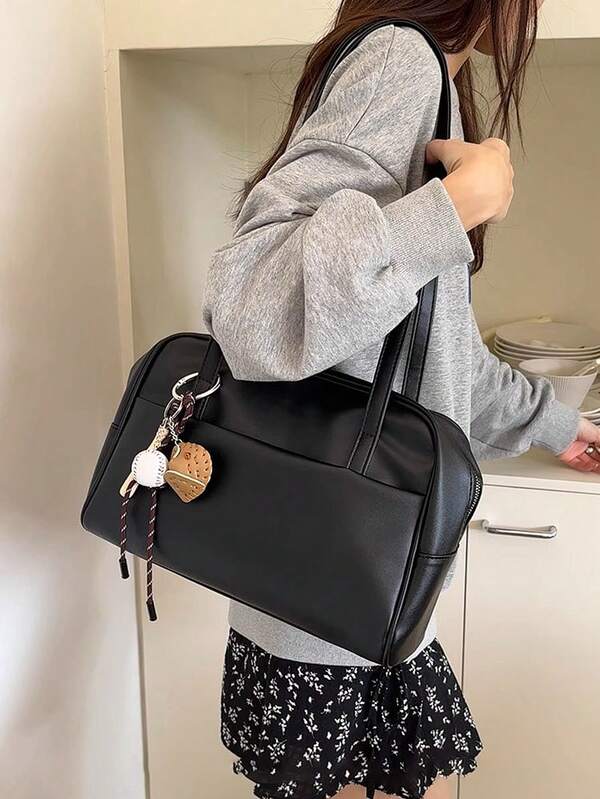 Unique Large Capacity Tote Bag For Women, Vintage Underarm Handbag, Versatile Large Capacity Tote, Autumn/Winter 2024 New Arrival, No Accessories