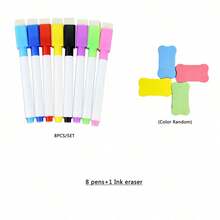 Christmas Set, Includes Fridge Magnets, Message Board, Monthly Planner, Weekly Planner, Daily Planner, Colorful Magnetic Pens, Eraser, Calendar And To-Do List. Best Home Decor New Year Gift. - Multicolor - View 9
