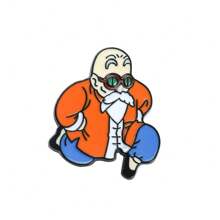 1 pieza de broche personalizado de moda con animación de dragón de bola de fuego súper saiyan Vegeta, accesorio de moda para bolso, adecuado para uso diario o como regalo