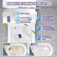 Set combinato da 16 pezzi di bastoncini pulisci-WC automatici per una lunga durata di freschezza e eliminazione degli odori per mantenere il bagno splendente (Gelsomino 4, Pesca 4, Uva 4, Oceano 4)