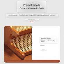 Estantería de alta calidad con forma de escalera hecha de rattan y plástico, adecuada para plantas, alféizares, balcones, soportes para flores, estantería de almacenamiento de varios niveles, soporte para tazas, organizador versátil de escritorio, estantería de libros, para uso en la cocina y la oficina