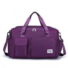 Summer New Arrival Nylon Travel Bags For Women & Men – Mother's Day Gift With Dedicated Shoe Compartment, Expandable Waterproof Duffle Bag For Gym/Weekend/Vacation, Foldable Lightweight Luggage With Dry-Wet Separation, Sakura Pink Carry-On Bag For Beach, College, Hospital, Holiday Trips (2025 Summer Collection)