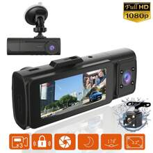 1 Stück Dashcam vorne und innen, Autokamera, 1080P Full HD DVR Autokamera mit Displayaufzeichnung, 3,2 Zoll Display, SD-Karte nicht enthalten
