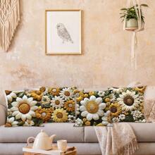 أحجام 16 بوصة/18 بوصة/20 بوصة ثلاثة أحجام بطباعة على الوجهين بنقش التطريز الاصطناعي، أنماط مختلفة ، زهور مخصصة، صور، يمكن تصنيع أنماط مختلفة لهدايا موسم عيد الأضحى، موسم الزفاف، موسم التخرج،عيد الاستقلال الأمريكي