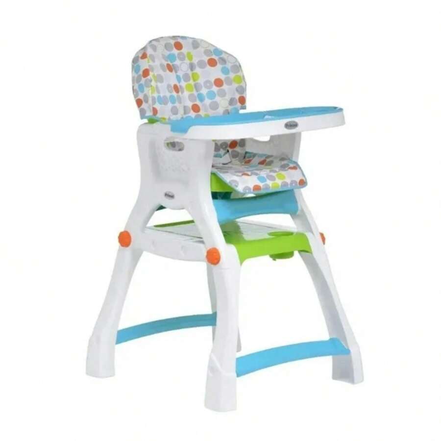 Silla para alimentación complementaria con múltiples funciones 2 en 1 - Azul - Ver 1