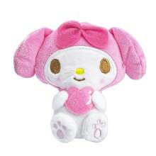 我的旋律爱情吊坠 - 柔软面料心形吊坠，配以可爱的旋律脸 - 彩色 - 查看 9