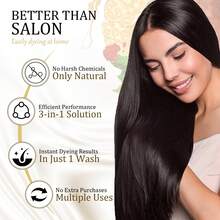 3-In-1 Hair Dye Shampoo Light Brown,2025 New,Natural Hair Color Shampoo For Gray Hair, Hair Instant Dye Shampoo For Women & Men, Long-Lasting Shampoo Hair Dye Colors Hair In Minutes, Champu Para Canas, 500 Ml - Light Brown - View 6