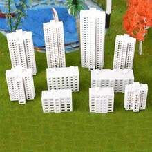 1pc High-Rise Building Model Material DIY Handmade Sandbox Scene House Apartment Office Building Suitable For Doll House Decor, Micro Landscape Decor, Potted Plant Decor - Multicolor - View 6