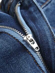 Men's Fashionable Straight-Leg Jeans, Suitable For Summer