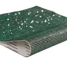 1pc Shiny Crystal Rhinestone Sticker, 7.8 X 9.4 Inches, DIY Self-Adhesive Sparkle Decor For Car, Phone, Crafts