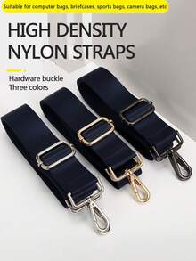 Correa para el hombro de nailon azul extra larga de 150 cm y gruesa para mochila de hombre con correa para hombro transversal para bolso de mujer