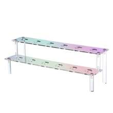 1pc 12-Hole Transparent Acrylic Ice Cream Cone Stand, Crispy Cone & Candy Display Holder