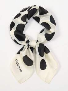 1pc New Style Bandana With Geometric Pattern & Striped Print Scarf/Headband - Multicolor - View 9