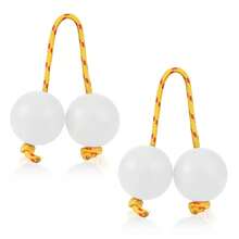 2 piezas de balancines de percusión de colores - Accesorios para tambor africano, diseño de doble bola, mangos rojos y amarillos, balancines blancos y morados, instrumentos para tocar ritmos, accesorios de percusión para tambor | Juguetes musicales | Construcción - Multicolor - Ver 13