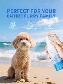 PETSIN Dog Detangler Spray - Leave-In Conditioner For Dogs - Dog Detangling Spray - Dematting Spray For Dogs - Remover 5 Fl Oz (Ocean Breeze)