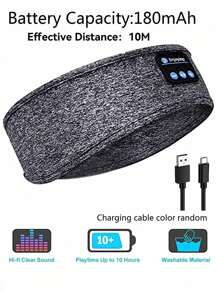 Leopard Sport Stirnband Schlafwireless Kopfhörer Echt kabelloses Ohrhörer mit Mikrofon Over-Ear Kopfhörer für Yoga Workout Schlaf Laufen Camping Computer Telefone PC