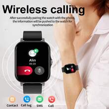 Smart Watch 1.83-Inch Full Screen Touch Fitness Tracker, Sports Wireless Call/Dial, Message Reminder Date Alarm Compatible With Android/Ios Unisex - Gold - View 4