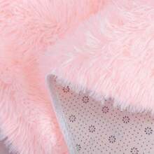 1 Pc Soft Modern Indoor And Outdoor Plush Pink/Grass Green/Camel Carpet For Bedroom Living Room Dormitory Kids Room Home Decoration Non-Slip Polyester Fiber Comfortable Kids Room Decoration Floor Carpet