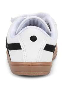 tenis Casuales botin para Niños Niñas unisex unisex zapatillas deportivas sin Agujetas 12-16 talla mexicana Lona sin agujetas Astor Blanco Mini Peques blanco PANAM - Blanco y Negro - Ver 3