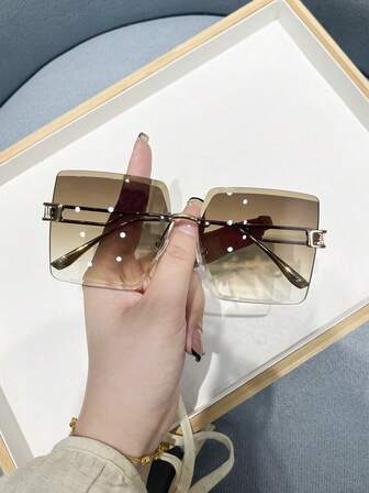 1 件女士经典旅行框架金属时尚眼镜适合户外旅行和街头夏季海滩度假、户外、旅行