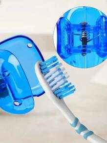 2pcs Travel/Home Toothbrush Holder Portable Travel Toothbrush Dust Protection Box Storage Box Portable Toothbrush Head Protection Clip