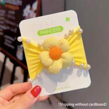 1pc High Elasticity Hair Scrunchies, Extra Wide Durable Hair Ties For Ponytail, Sweet & Cute Hair Accessories