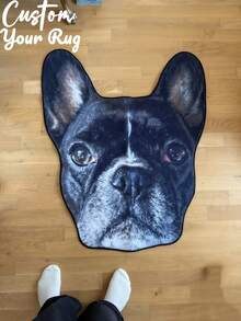1 pezzo Tappeto personalizzato con ritratto di animale domestico, tappeto con foto personalizzata, tappeto personalizzato per animali domestici, regalo morbido e accogliente, perfetto per gli amanti degli animali domestici, regalo ideale per gli amanti degli animali domestici, ideale per regali per animali domestici, regali commemorativi, ideale per camera da letto, soggiorno, lavabile, leggero, divertente, comodo personalizzato, ideale per Natale, San Valentino, Festa della Mamma, Festa del Papà, anniversari degli animali domestici - Multicolore - Visualizzare 2