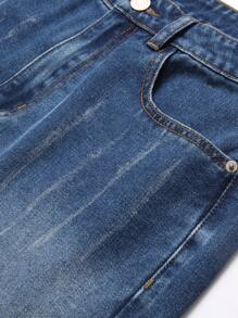 Men's Fashionable Straight-Leg Jeans, Suitable For Summer