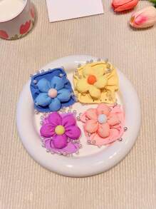 1pc High Elasticity Hair Scrunchies, Extra Wide Durable Hair Ties For Ponytail, Sweet & Cute Hair Accessories